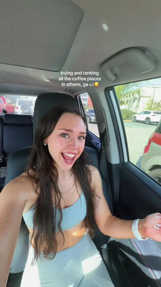 Donderos' Kitchen in Athens showing review, coffee, latte, video by ainsley_fitness on TikTok