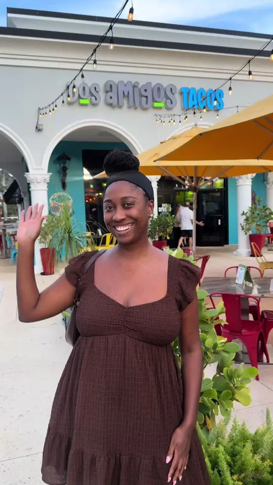  in Florida showing food, crispy grouper tacos, big mac taco, korean pork belly tacos, mushroom tacos, brussels sprouts tacos, video by avyana_brie on TikTok