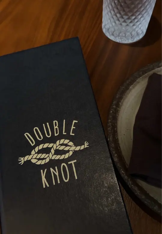 Double Knot in Delray Beach showing restaurant, sushi, sashimi, robatayaki, dumplings, bao, wagyu, video by allaroundsoflo on TikTok