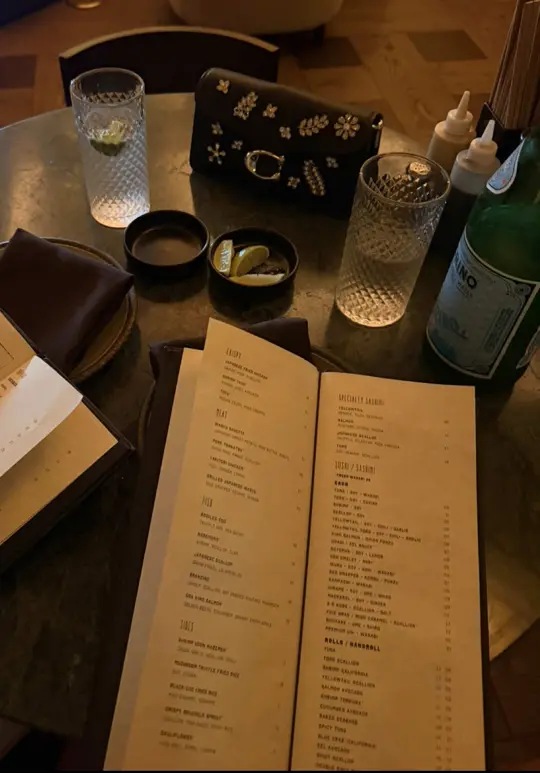 Double Knot Miami in Miami showing food, 7 course dinner, miami spice, video by alyssa.destiny on TikTok