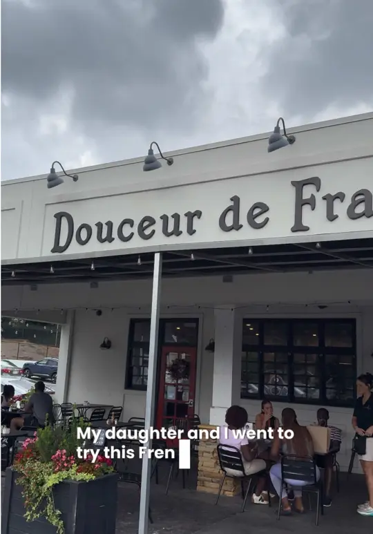 Douceur De France - Bakery & Brunch in Marietta showing french bakery, brunch, macaroons, video by farm.livin on TikTok