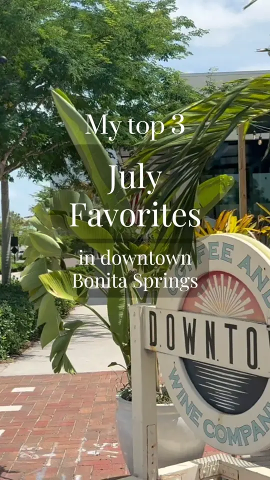 Downtown Coffee and Wine Company in Bonita Springs showing coffee, wine, visit, video by Nanette Padgett on Facebook