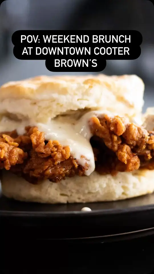 Downtown Cooter Brown's in Brunswick showing brunch, mimosas, video by Downtown Cooter Brown's on Facebook