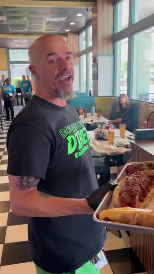 Downtown Diner in Celebration showing restaurant life, visit, video by downtowndinercelebration on TikTok