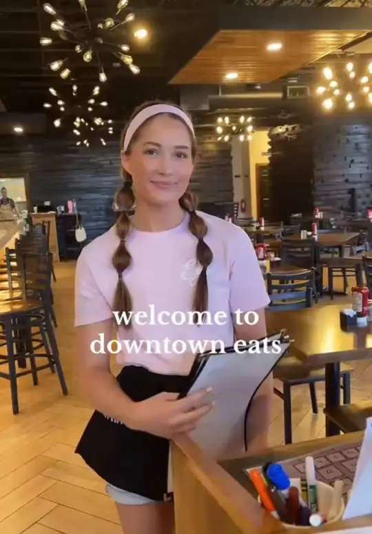 Downtown Eats in Dallas showing visit, patio, video by downtowneatsga on TikTok