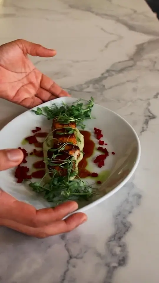 Drift in Miami Beach showing elevated cuisine, shareable plates, curated cocktail program, coastal ambiance, warm inviting atmosphere, video by Discover The Palm Beaches on Facebook