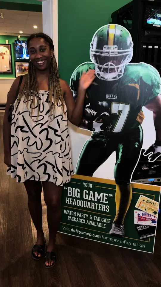 Duffy's Sports Grill on TikTok, video by avyana_brie