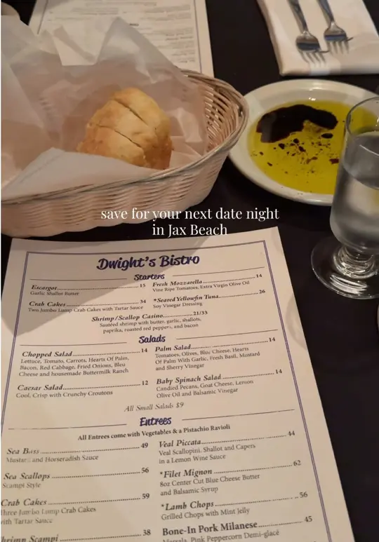  in Florida showing restaurant, date night, cozy atmosphere, intimate setting, video by loraleesellsrealestate on TikTok
