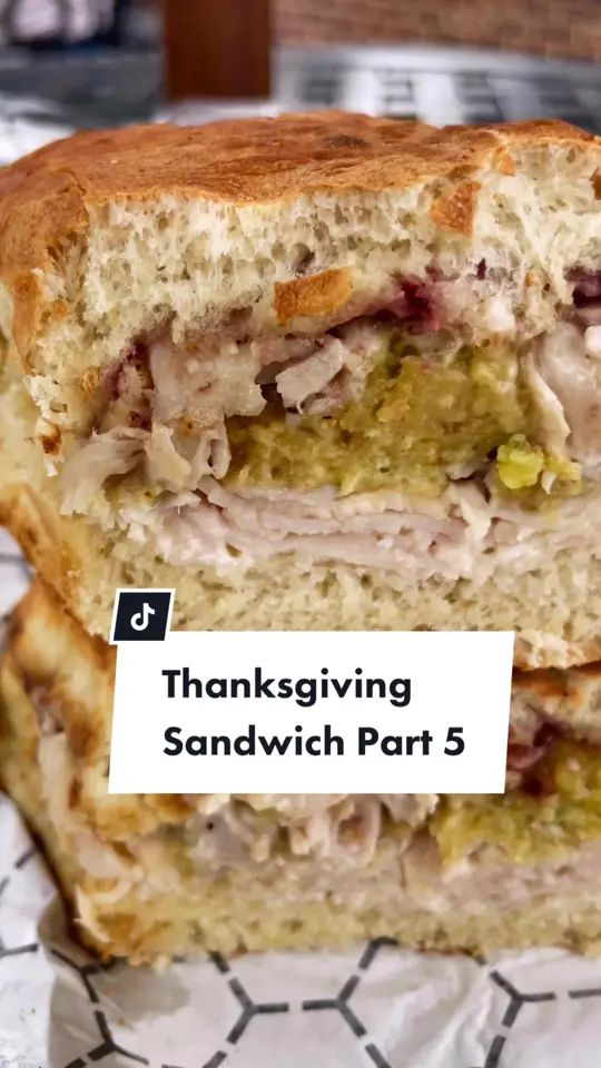 Earl of Sandwich in Lake Buena Vista showing visit, holiday turkey sandwich, video by christinainitalia on TikTok