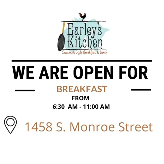 Earley's Kitchen in Tallahassee showing visit, opening hours, video by Earley's Kitchen on Facebook