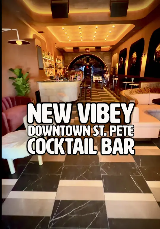 Easy Tiger Hi Fi Lounge St Petersburg in Florida showing review, visit, atmosphere, live music, dj, video by thingstodotampabay on TikTok