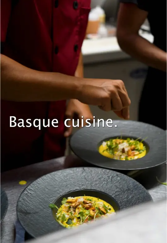 Edan Bistro in North Miami showing visit, basque cuisine, video by muchmorethanmatcha on TikTok