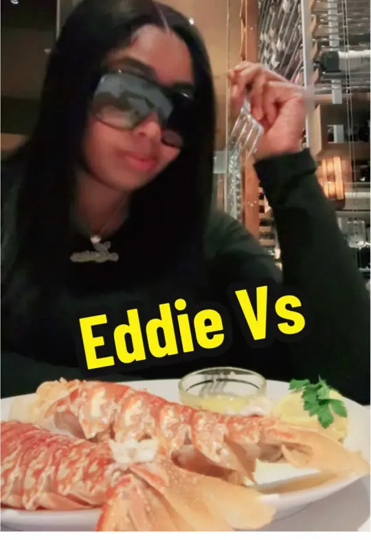 Eddie V's in Fort Lauderdale showing food, dining experience, video by laurenjw_ on TikTok