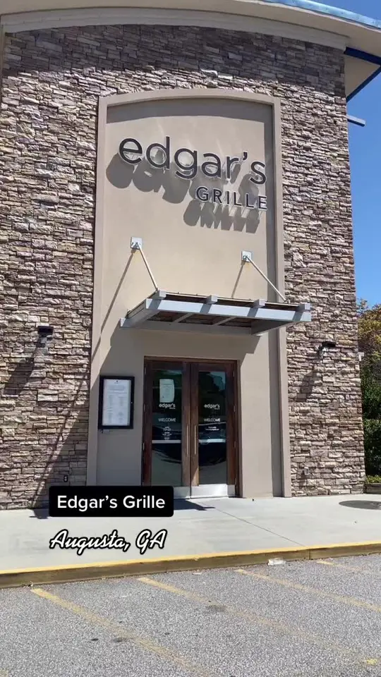 Edgar's Grille in Augusta showing review, brunch, video by santicedanielle on TikTok