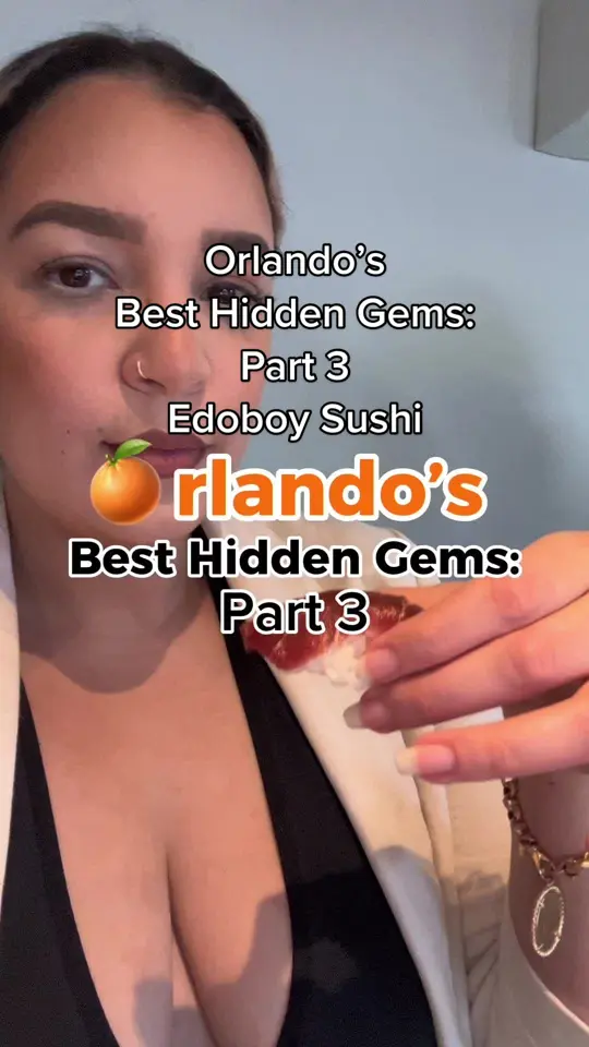 Edoboy in Orlando showing food, sushi, video by beercutieandfoodie on TikTok
