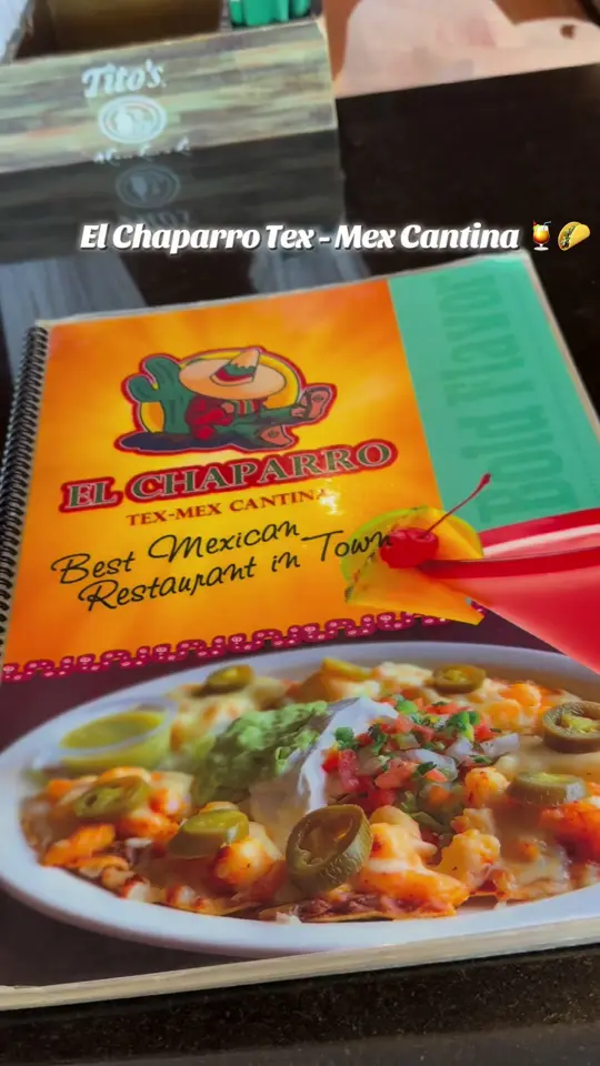 El Chaparro Tex-Mex Cantina in Covington showing drink review, texas gold margarita pitcher, video by liquidtwistbartending on TikTok