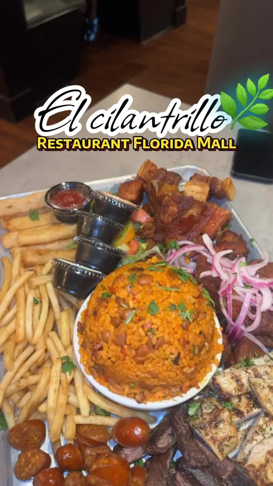El Cilantrillo Restaurant in Orlando showing visit, food, video by qookiesbyquana on TikTok