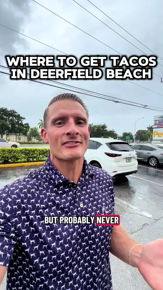 El Jefe Luchador in Deerfield Beach showing food, wagyu steak taco, korean fried chicken taco, the phatty burrito, birria quesadillas, roasted corn with cotija aioli, video by theqb11 on TikTok