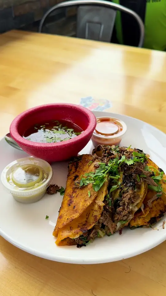 El Jefe Mex Grill in New Port Richey showing food, el jefe special, tacos, video by Downtown New Port Richey on Facebook