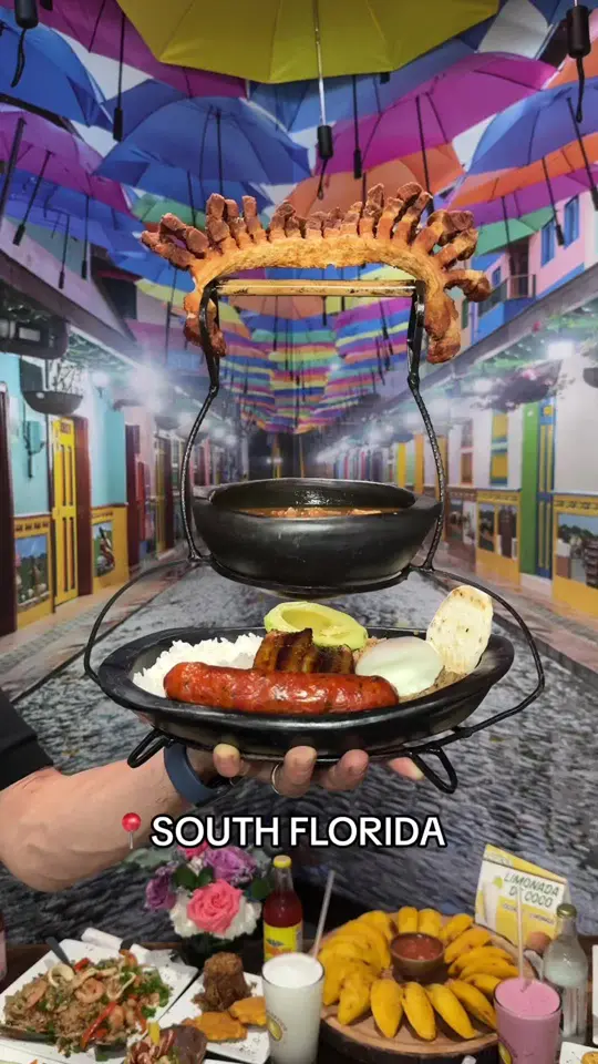 El Machetico Miami in Miami showing food, colombian food, video by peakacity on TikTok