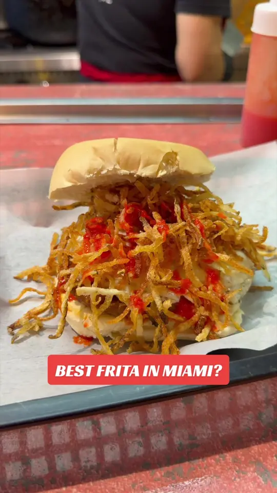  in Florida showing review, visit, frita, chicharrones, video by tastetrektony on TikTok