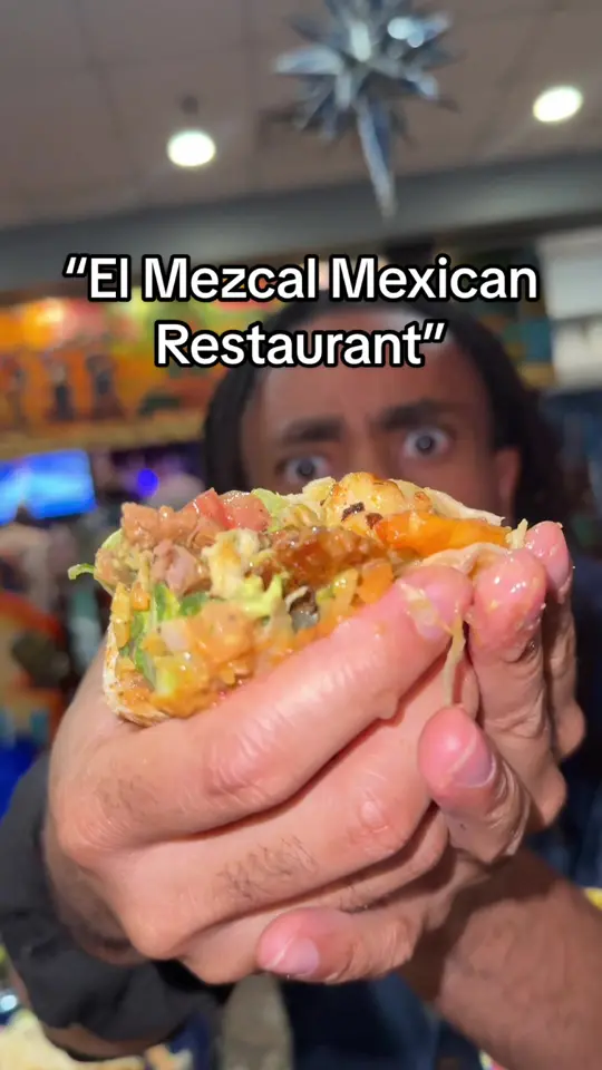 El Mezcal Mexican Restaurant Ocala in Ocala showing burritos, fajitas, tacos, video by micaahwoodley on TikTok