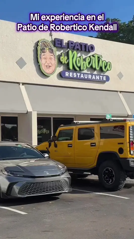 El Patio de Robertico in Miami showing restaurant visit, family dining, video by bysayma on TikTok