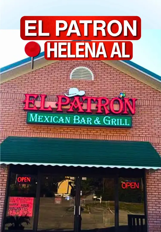 El Patron Restaurant in Atlanta showing review, visit, video by zaksellsbham on TikTok