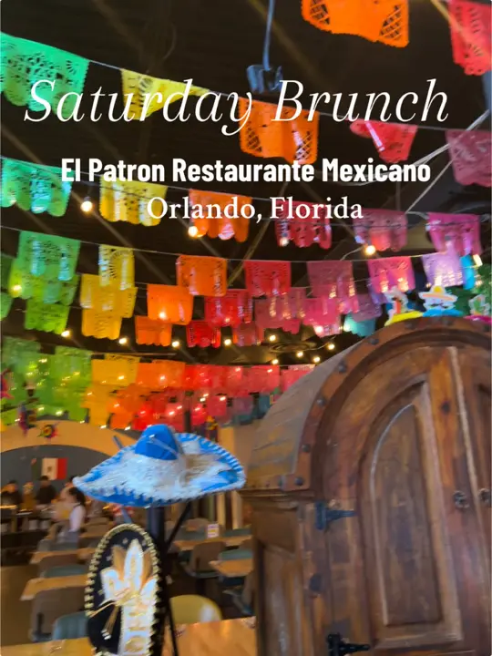 El Patron Restaurante Mexicano in Orlando showing brunch, buffet, restaurant visit, video by ebonymhow on TikTok