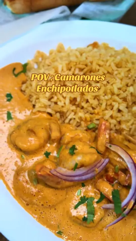 El Rincón De Mexico Fresh Mexican Food in Kissimmee showing food, chipotle shrimp, video by El Rincon Mexicano Restaurant on Facebook