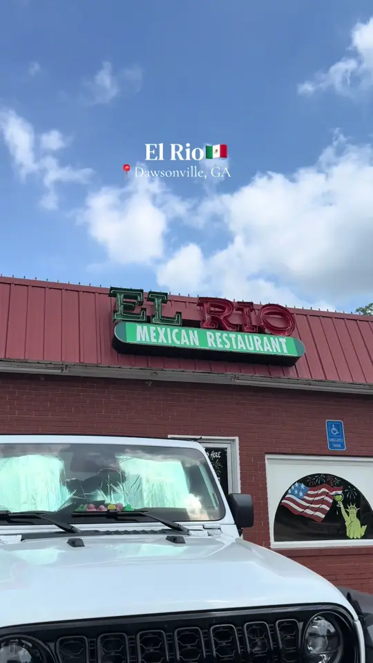 El Rios Mexican Cafe in Dawsonville showing review, visit, video by itsjennanicoless on TikTok