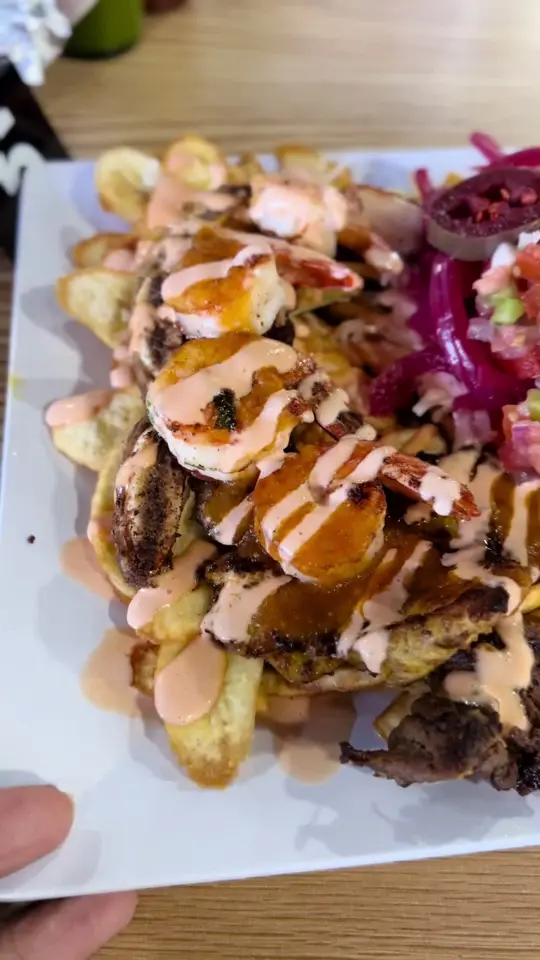 El Sabor Latino in Holly Hill showing review, seafood soup, video by foodandlove5 on TikTok
