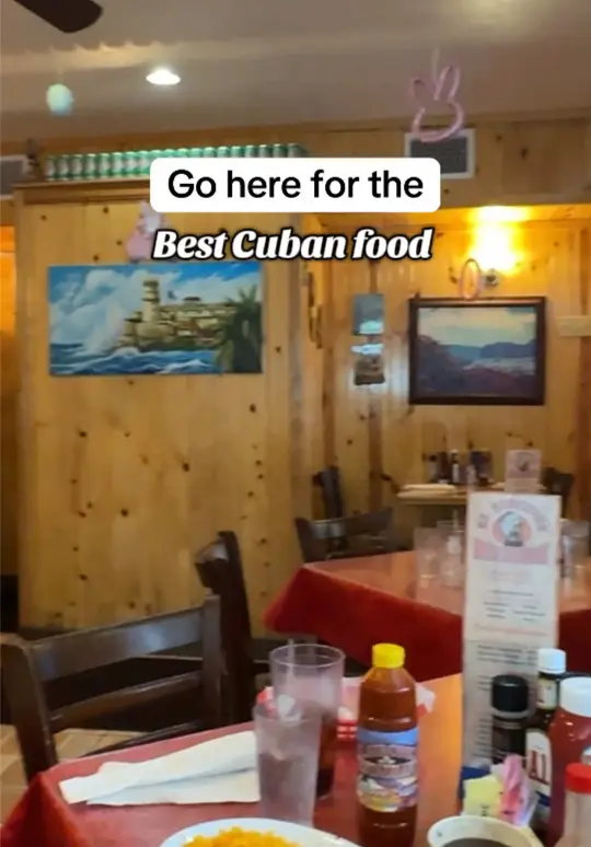 El Siboney Restaurant ( Stock Island) in Key West showing review, authentic cuban food, video by hellofloridakeys on TikTok