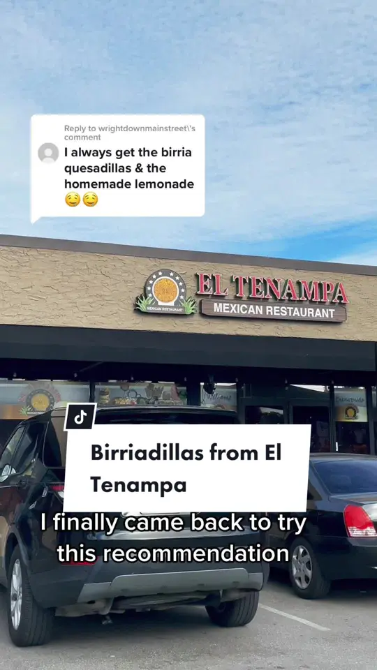 El Tenampa Mexican Restaurant in Kissimmee showing food, tacos, video by christinainitalia on TikTok