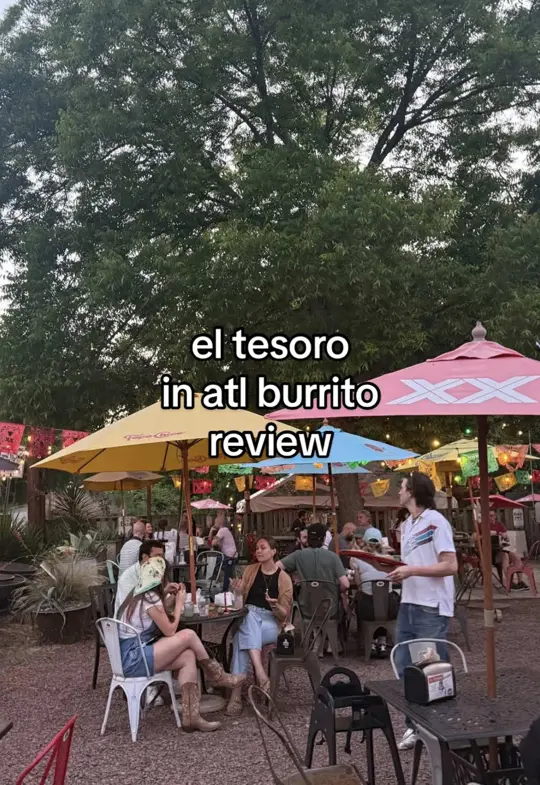 El Tesoro in Atlanta showing burrito, mexican food, video by neyhaventie on TikTok