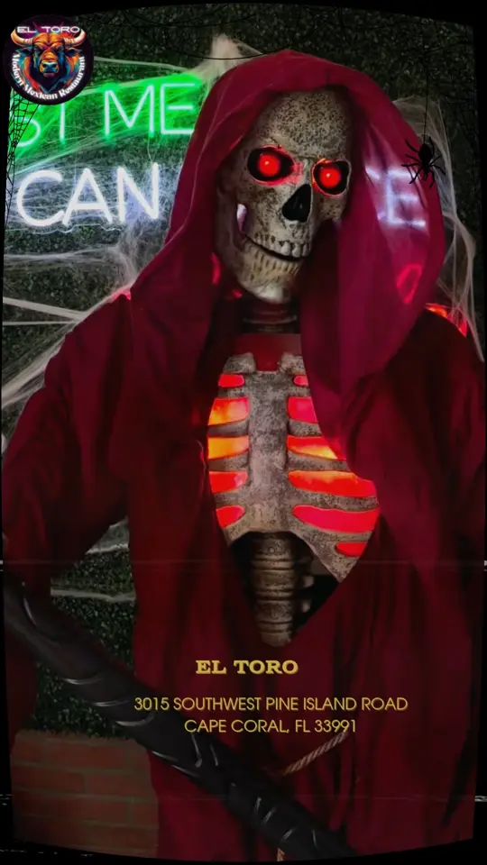EL Toro Mexican Bar & Grill in Cape Coral showing event, halloween party, video by El Toro  Mexican Restaurant on Facebook