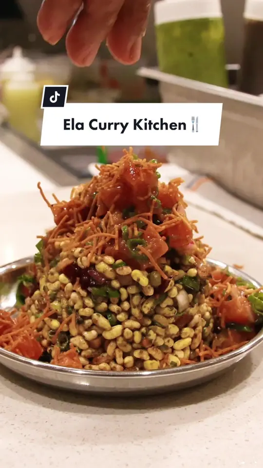 Ela Curry & Cocktails in Palm Beach Gardens showing restaurant visit, indian cuisine, thai-style dishes, street food, video by thepalmbeaches on TikTok