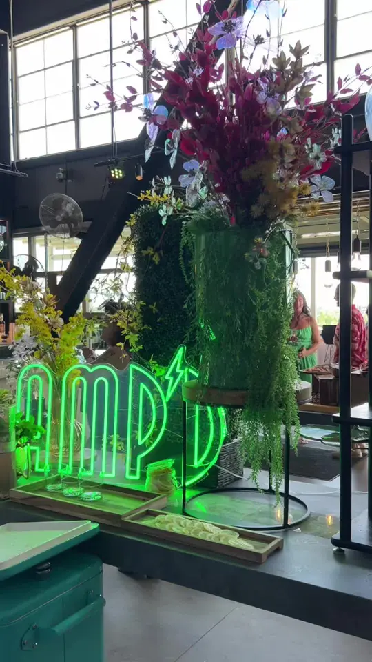 Electric Moon Skytop Lounge in Savannah showing brunch, $50 per person, saturdays and sundays, video by catherineliberta on TikTok