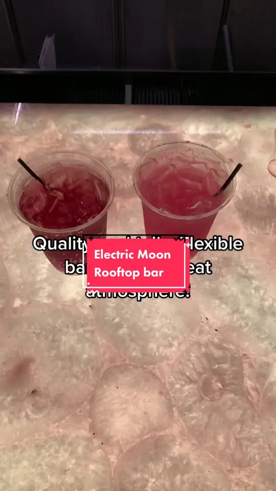Electric Moon Skytop Lounge in Savannah showing review, visit, video by martigan_drinks on TikTok
