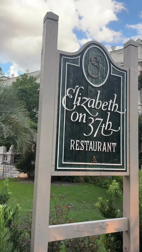Elizabeth's on 37th in Savannah showing dinner, anniversary, video by pay_thepa on TikTok