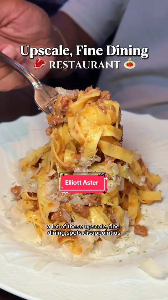 Elliott Aster in St. Petersburg showing review, visit, date night, video by foodpeopleluv on TikTok