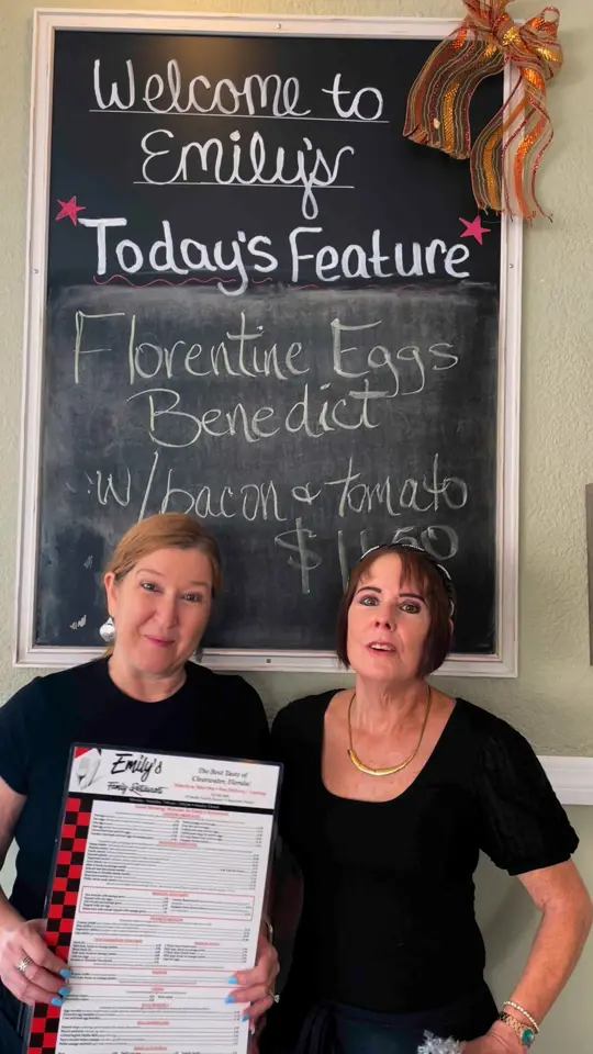 Emily's Restaurant in Clearwater showing atmosphere, visit, video by Emily's Family Restaurant of Downtown Cl on Facebook