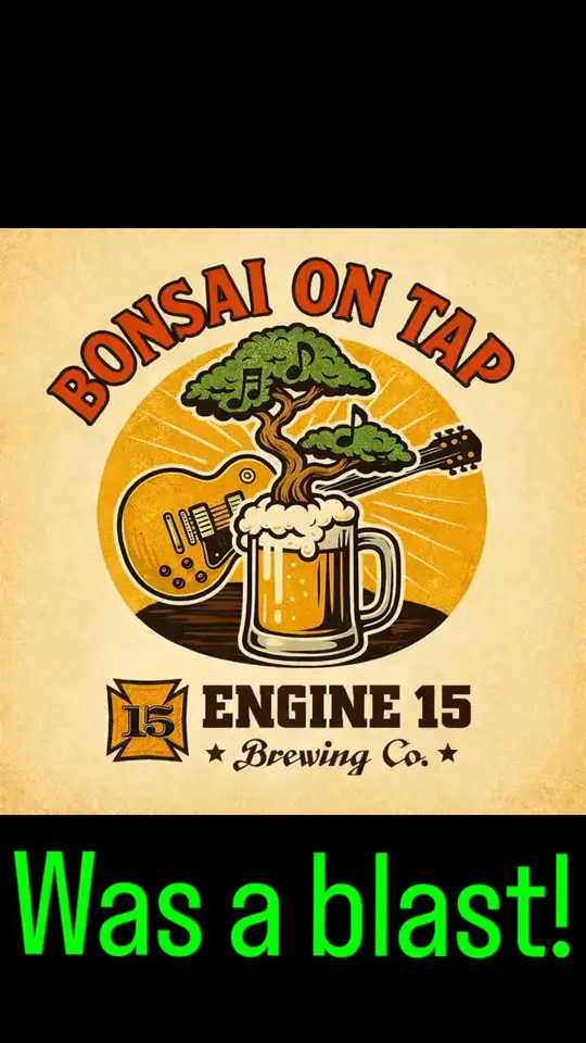 Engine 15 Brewing in Jacksonville showing visit, drinks, event, video by Skydog Family Bonsai on Facebook