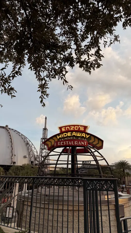 Enzo's Hideaway Tunnel Bar in Lake Buena Vista showing cocktail, rum runner / cocktail, key west daiquiri / food, focaccia / food, salumi e formaggi, video by gabriellavelazquez on TikTok