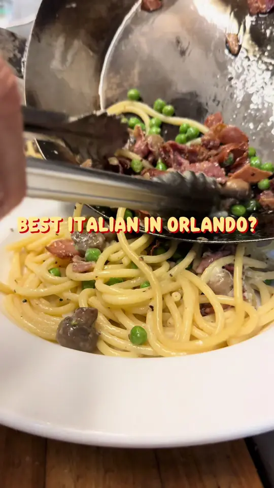 Enzo's on the Lake in Longwood showing review, visit, video by tastychomps on TikTok