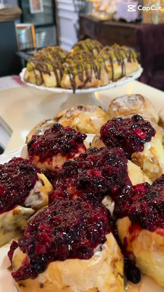 Epiphany Gluten Free Bakery in Naples showing food, gluten-free cinnamon rolls, video by Epiphany Gluten Free Bakery on Facebook