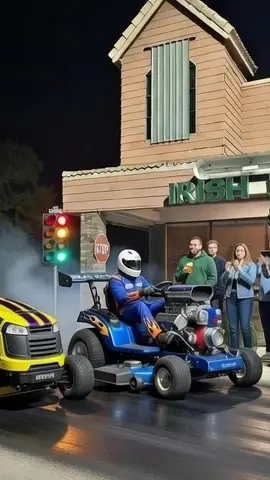 Erin’s Irish pub in Sebastian showing lawn mower racing, atmosphere, visit, video by Erin’s Irish pub. on Facebook