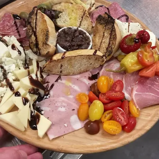  in Florida showing antipasto platter, video by Esposito’s Italian Restaurant Tampa on Facebook