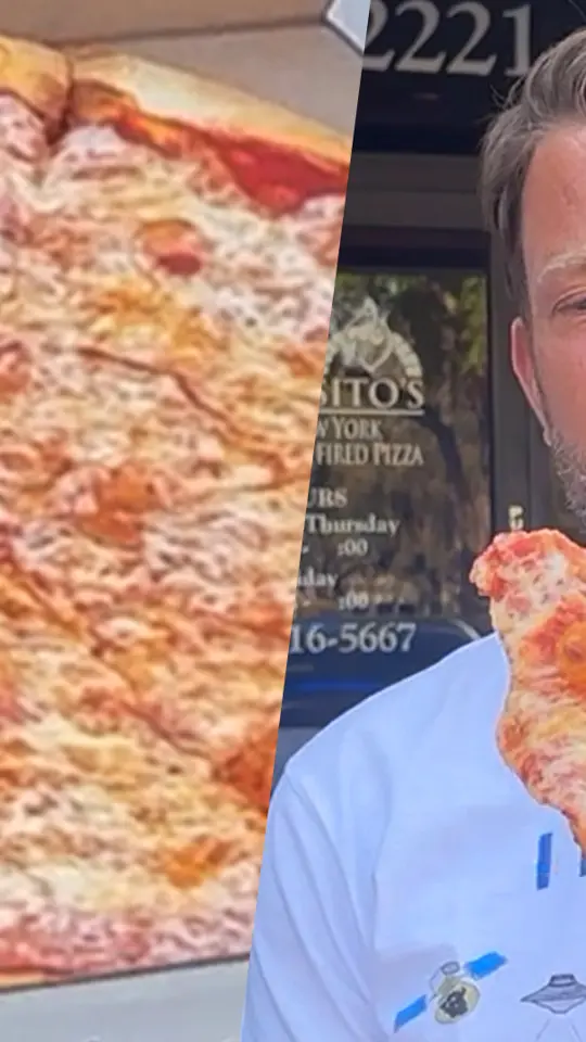Esposito's Pizza Bar Restaurant in Davie showing review, pizza, video by David Portnoy - El Presidente on Facebook