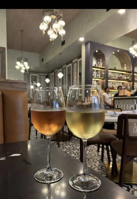 Estia Kitchen in Savannah showing dinner, dinner date, video by boopingaroundwithmeg on TikTok